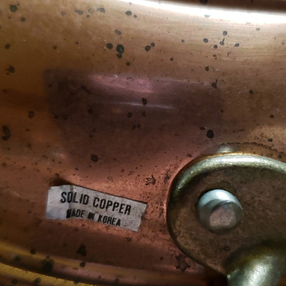 Vintage solid copper wall decor - Picture 3 of 3